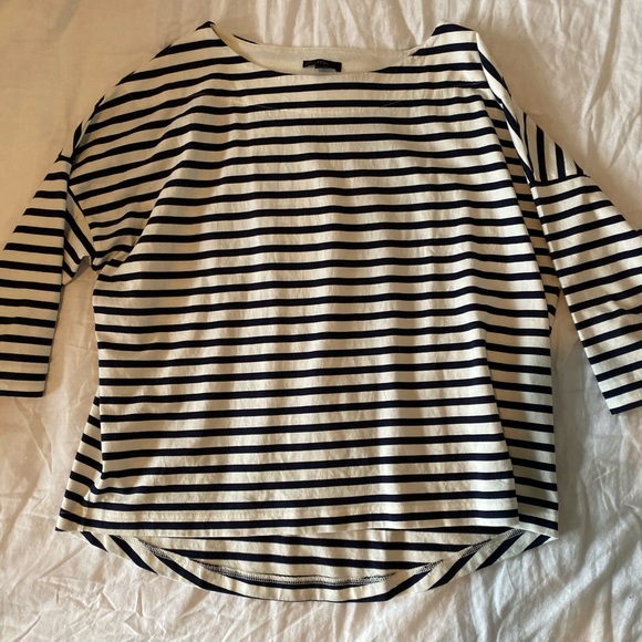 J. Crew Tops - J Crew Oversized Striped T-shirt | Size Medium
